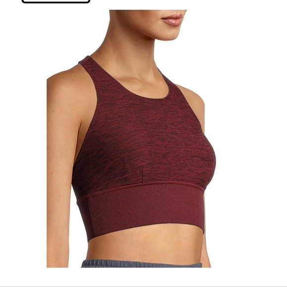 Avia NWT Women's Active Long Line Wide Underbust Band Racerback Sports Bra 909 - Picture 4 of 7